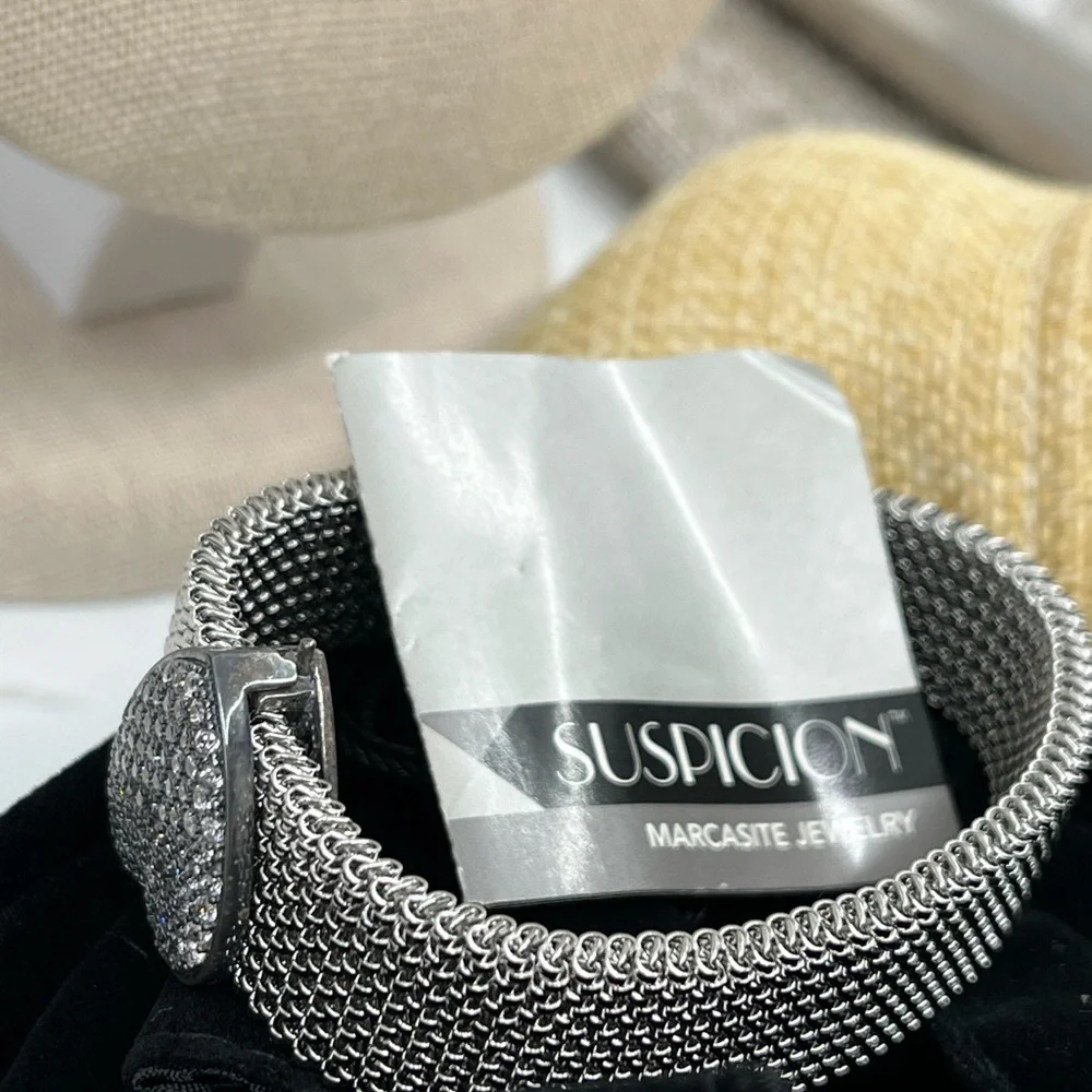 Suspicion QVC Stainless Steel Mesh Bracelet with 925 Interchangeable Ornaments - Picture 17 of 17